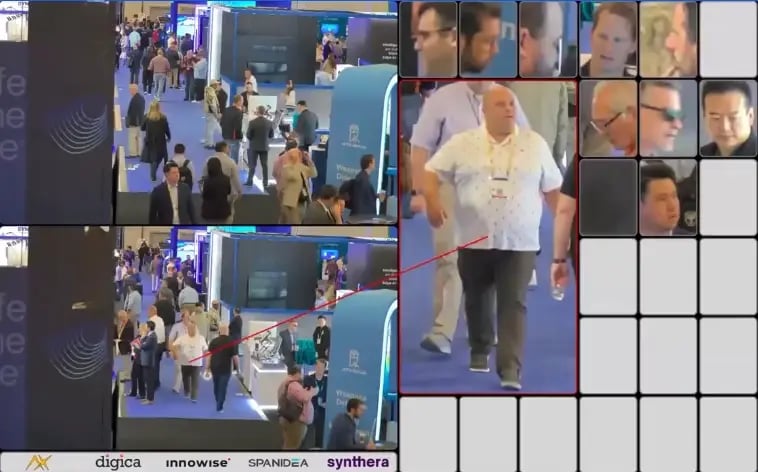 Screenshot of demonstration in action