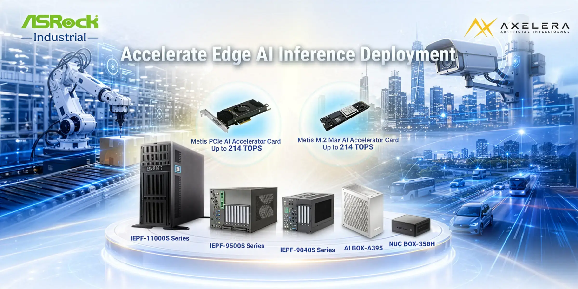 ASRock Industrial Collaborates with axelera.pro to Accelerate Edge AI Inference Deployment