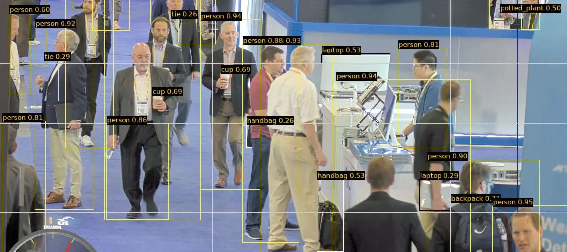  Outperforming the AI Crowd at ISC West with 8K YOLOv8l on the Edge